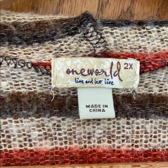 Oneworld Drape Front Cardigan - Picture 3 of 5